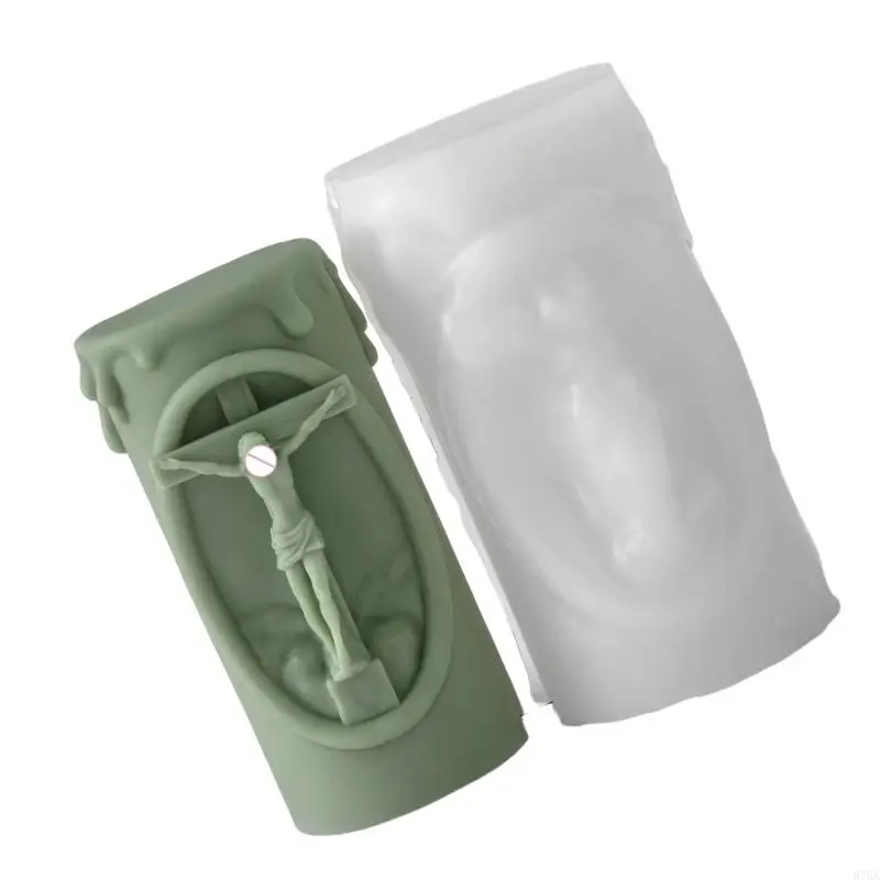 

Рождественский тисненый цилиндр, силиконовая форма, инструмент для выпечки для свечей ручной работы, мыло, шоколадное украшение