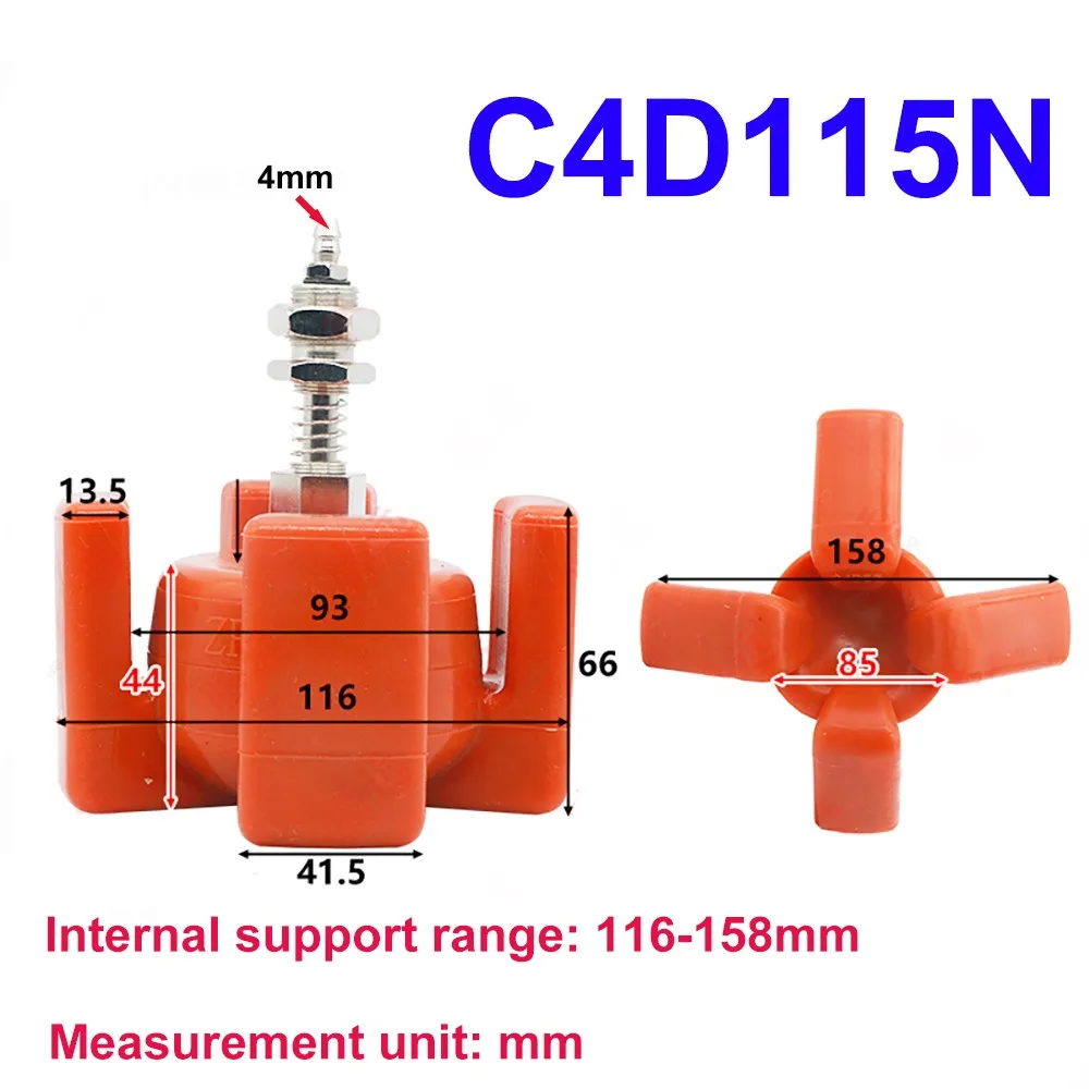 Robot Arm Four Claw Flexible Gripper Injection Molding Machine Silicone Pneumatic Expansion Cylinder