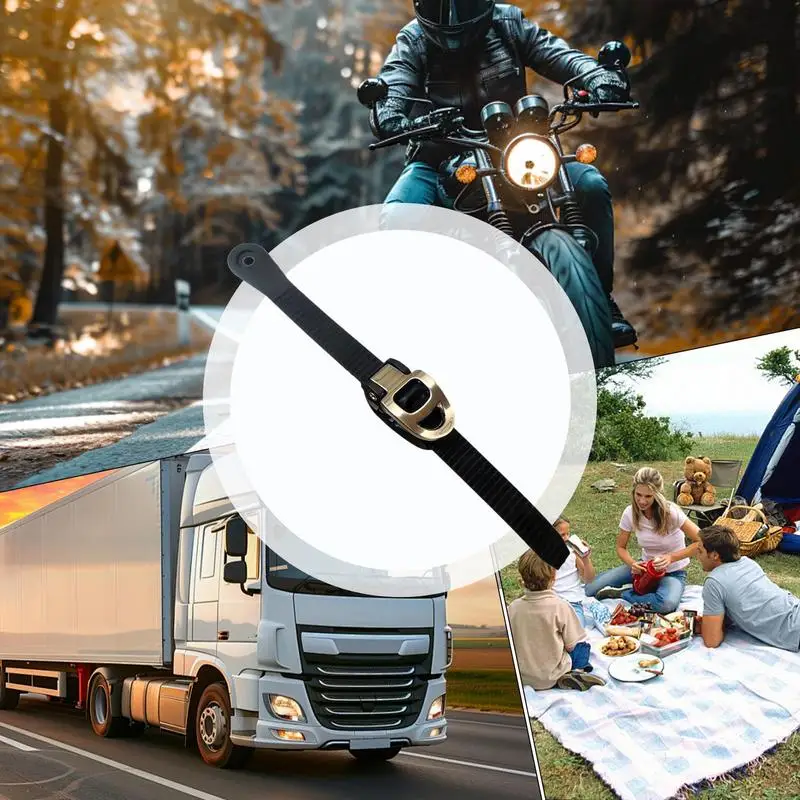 Motorcycle Ratchet Straps Grip Lock Strap Reusable Easy Release Rope For Car Boat Trailer Towing Vehicle Kayak Cargo Tool