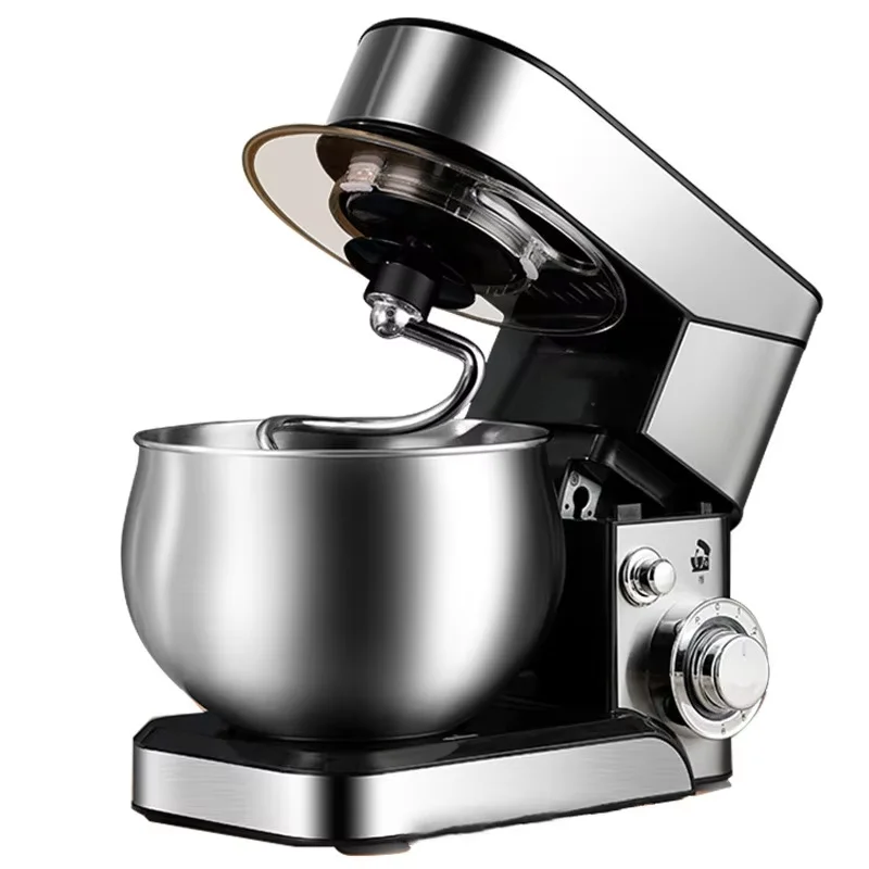 Standmixer – Küchenmaschine für Zuhause mit Knethaken, Rührbesen & Schneebesen, 1200W Leistungsstarker Motor zum Backen/Kochen, Kippbares Kopfdesign