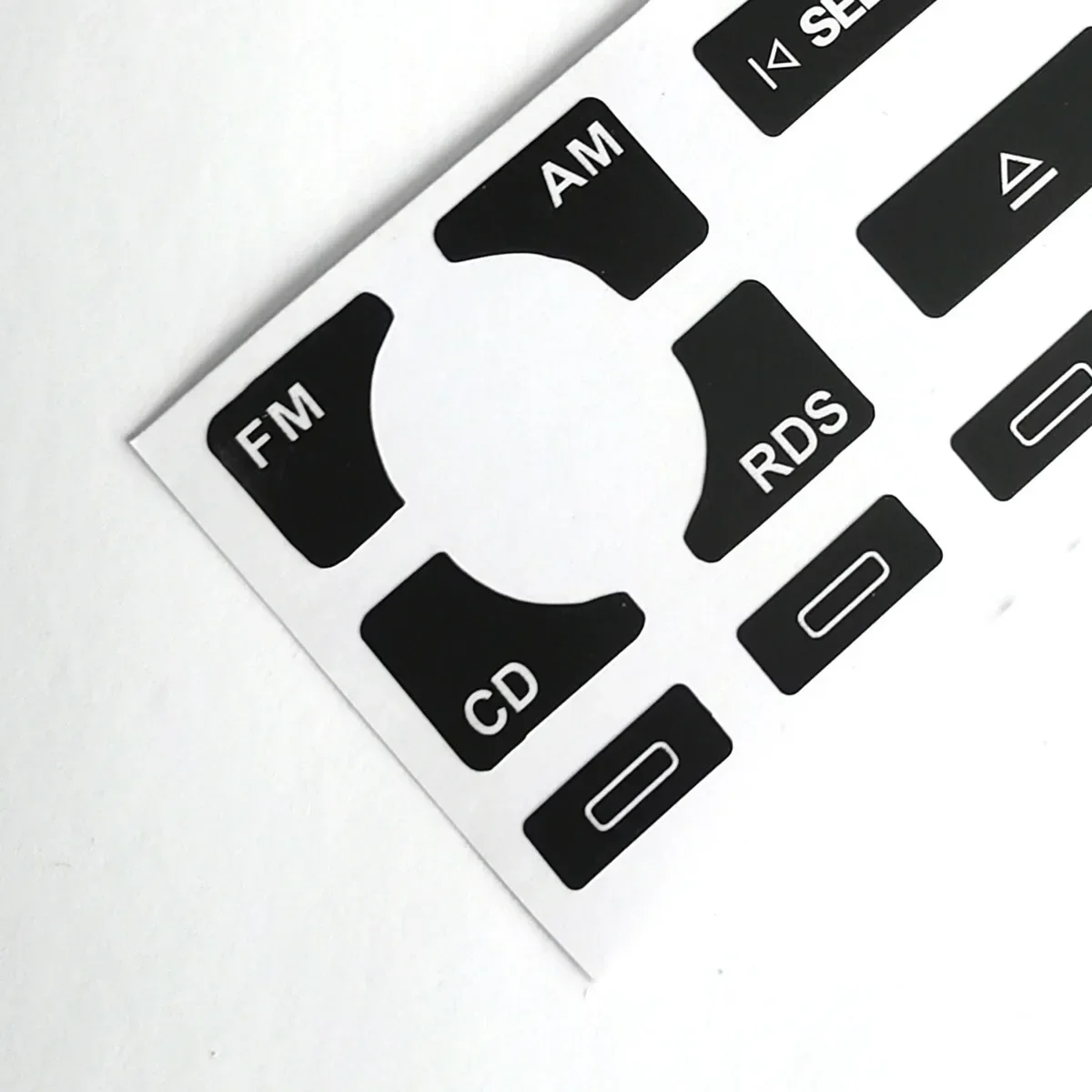 Car Stickers For Audi A4 B6 B7 A6 A2 A3 8L/P Car Interior Multimedia Radio Stereo Worn Peeling Button Repair Stickers Decals Kit