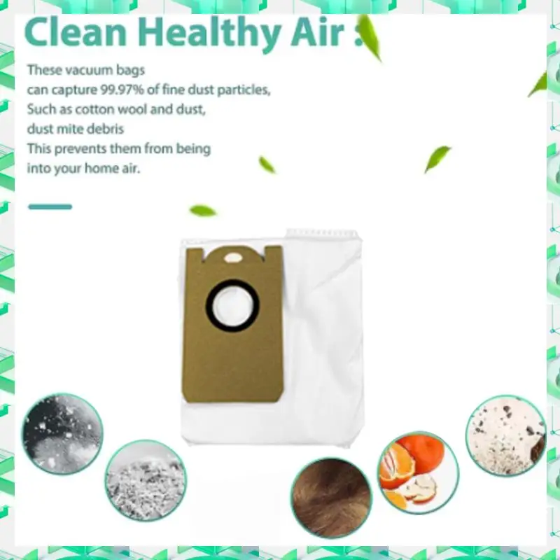 

FIZP 8Pcs Dust Bag For Xiaomi Lydsto W2 Robot Vacuum Cleaner Rubbish Bag Replacement Accessory