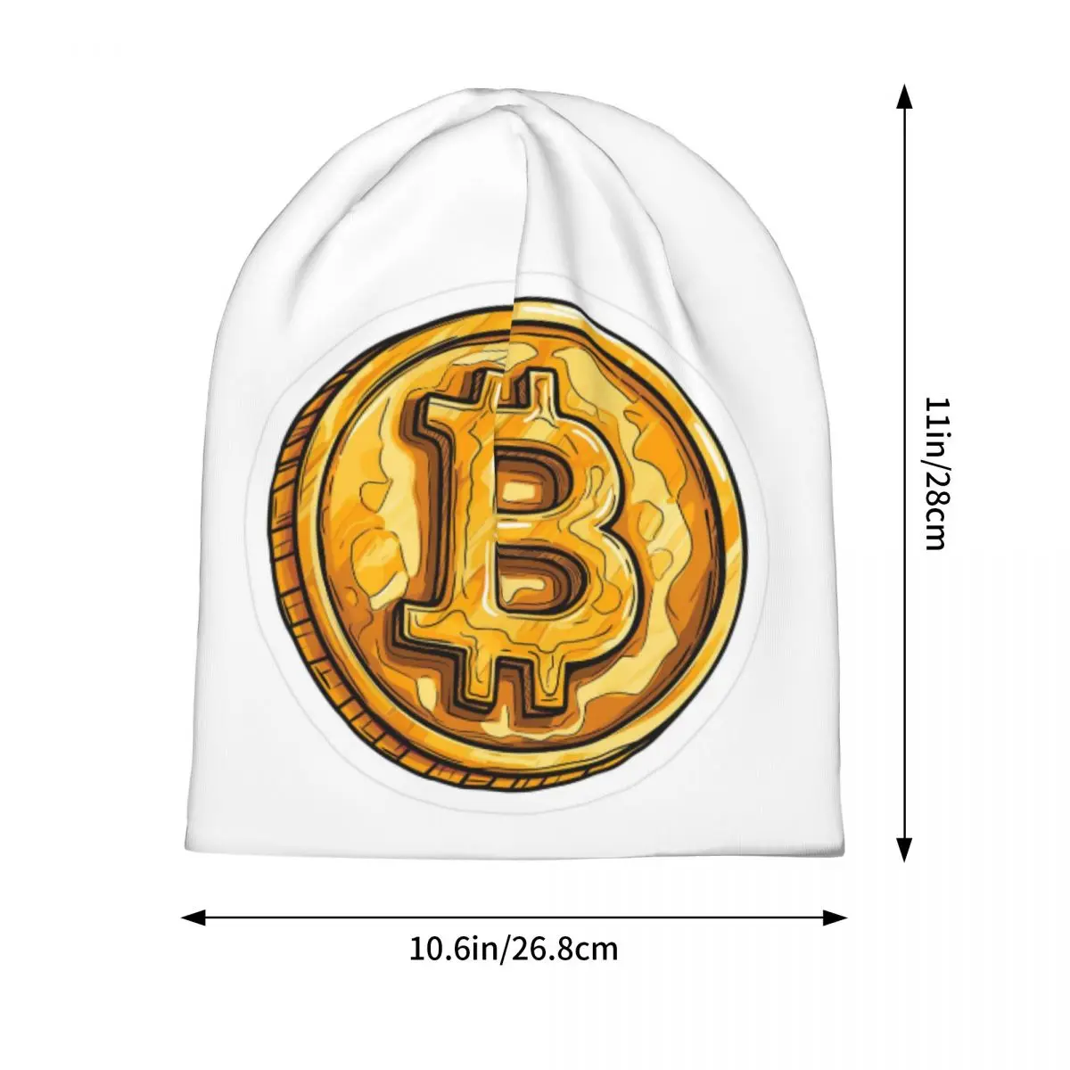 Bitcoin BTC The Banks Buy Bitcoin Men Women Adult Beanies Caps Knitted Bonnet Hat Fashion Autumn Winter Outdoor Skullies Hats