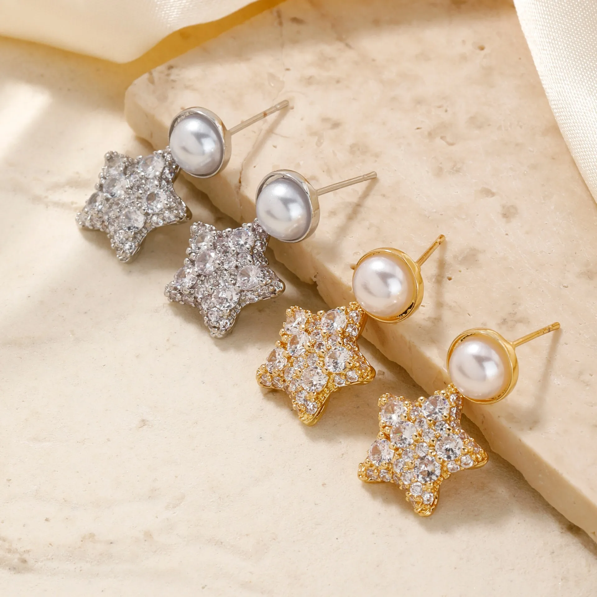 feminino-unico-perola-diamante-estrela-brincos-moda-tendencia-versatil-nicho-design-completo-espumante-temperamento-joias-acessorio
