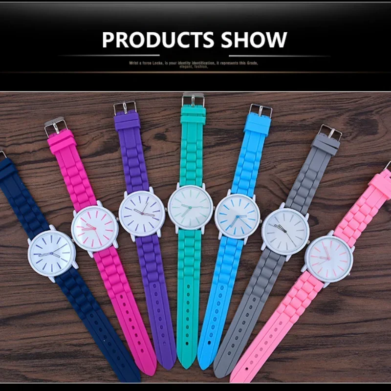 Fashion Ultra-thin Hollow Out Pointer Silicone Watch for Girls Female Student Watch Jelly Ladies Quartz Watch reloj para mujer