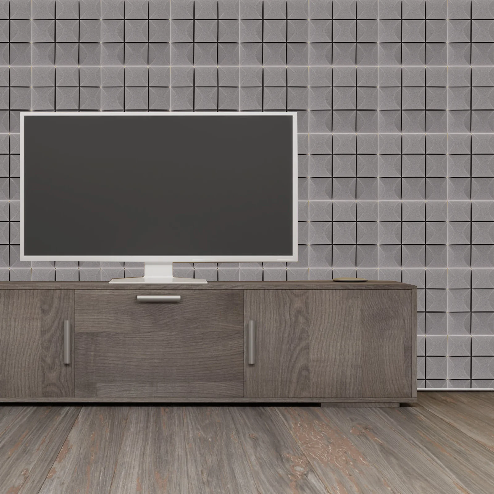 

6pcs Sound Dampening Panels 5D Wave Acoustic Absorption For Studio Nursery Noise Reduction Wall Panel