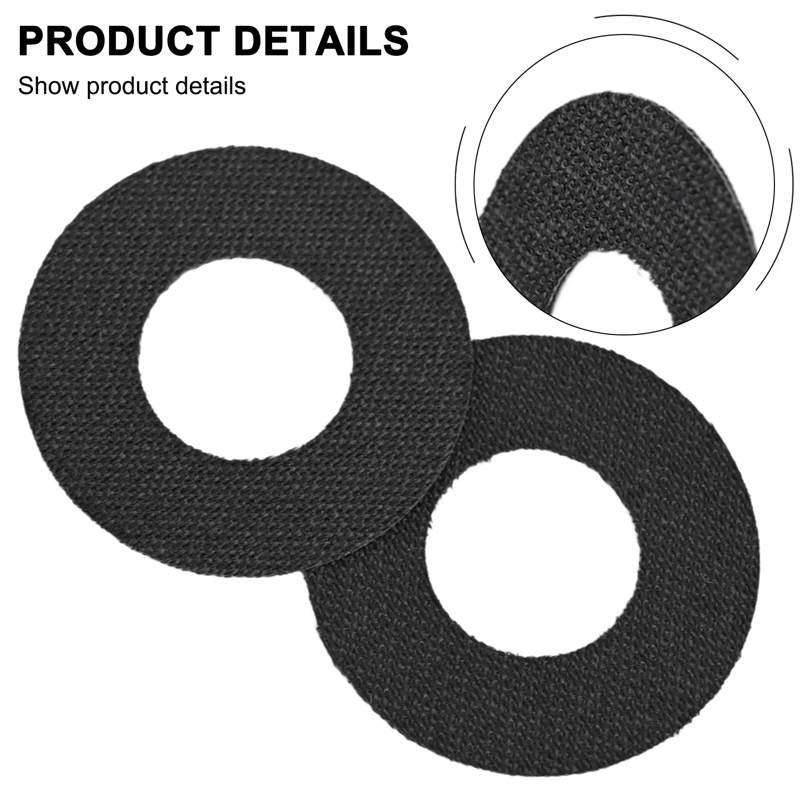 2pcs/pack Fishing Reel Brake Washers Carbon Fiber Drag Brake Pads For Baitcasting Drum Reel Fishing Reels Modified Accessories