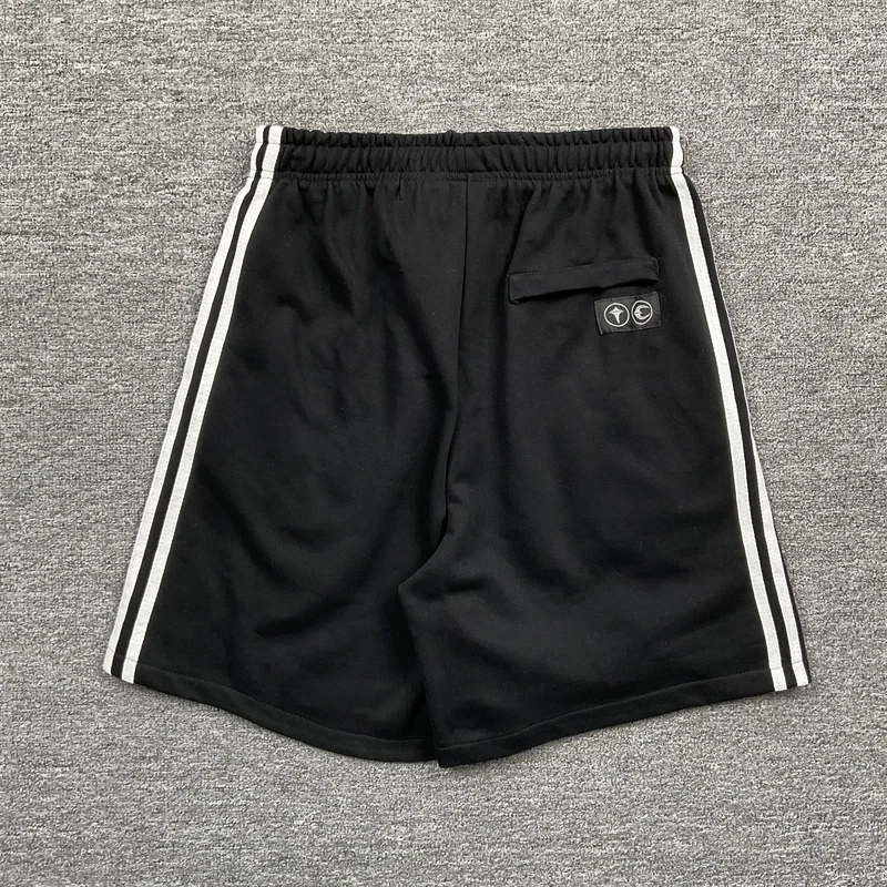 

Black All-match Thug Club Shorts High Street Fashion Hip Hop Classic Logo Men Women Elastic Waist Drawstring Short Pants