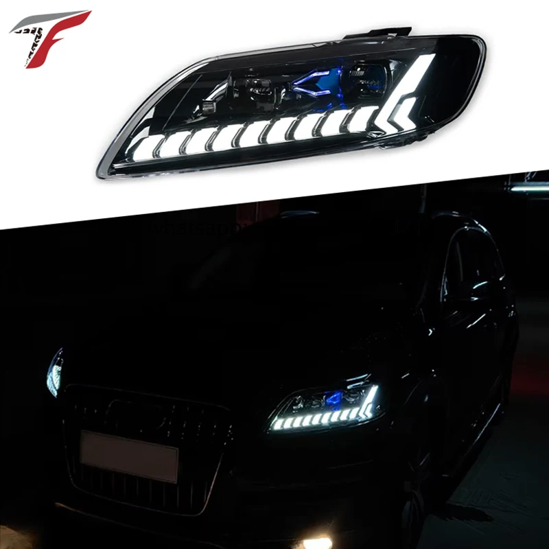 

Car Lights for Q7 LED Headlight 2007-2016 Projector Lens Front Head Lamp Dynamic Signal Animation Automotive Accessories