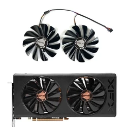 그래픽 카드 냉각 선풍기, RX5700 GPU 선풍기 FDC10U12S9-C, CF1010U12S, 4 핀 95mm, XFX RX 5700 5700XT 5600XT 용, 신제품