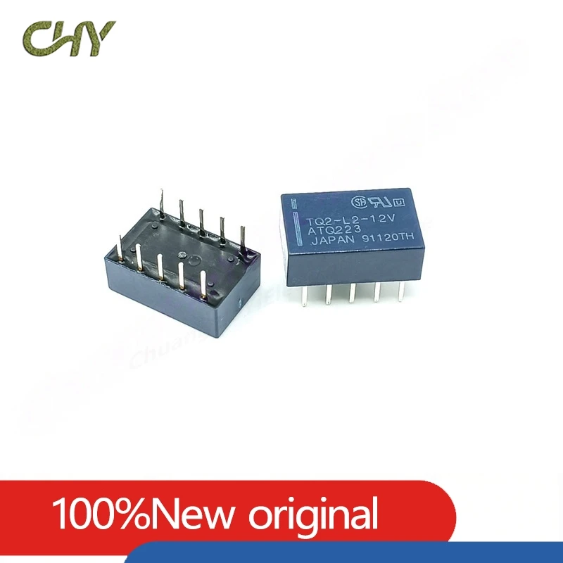 1/5PCS/lot Signal relay TQ2-L2 TQ2-L2-3V TQ2-L2-5V TQ2-L2-12V TQ2-L2-24V ATQ221 ATQ229 ATQ223 ATQ223 10-Pin Dual Coil Relay