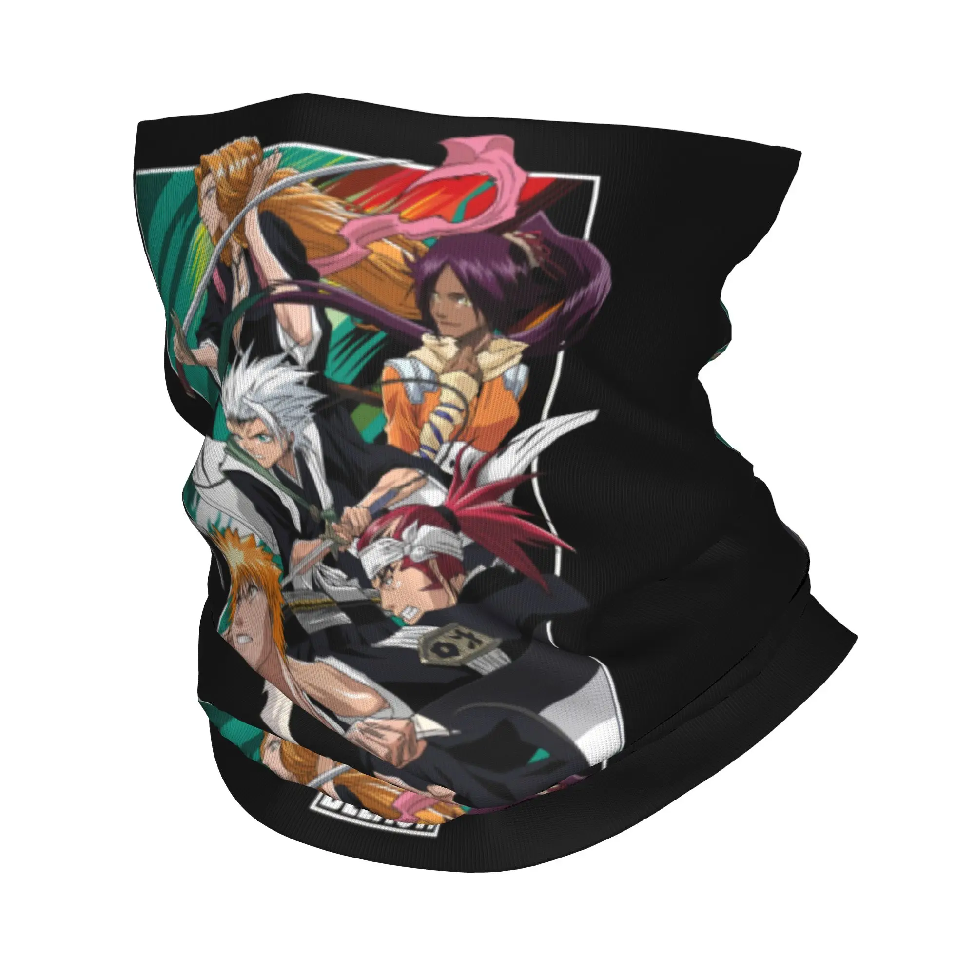Manga Bleach Anime  Bandana Neck Warmer Ski Tube Scarf Gaiter Ichigo Kurosaki Renji Abarai Yoruichi Shihoin Rangiku Face Cover