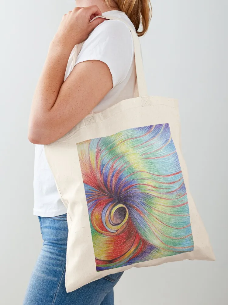 

Abstract waves Tote Bag foldable reusable bag Women's bag Lady bags free delivery bags