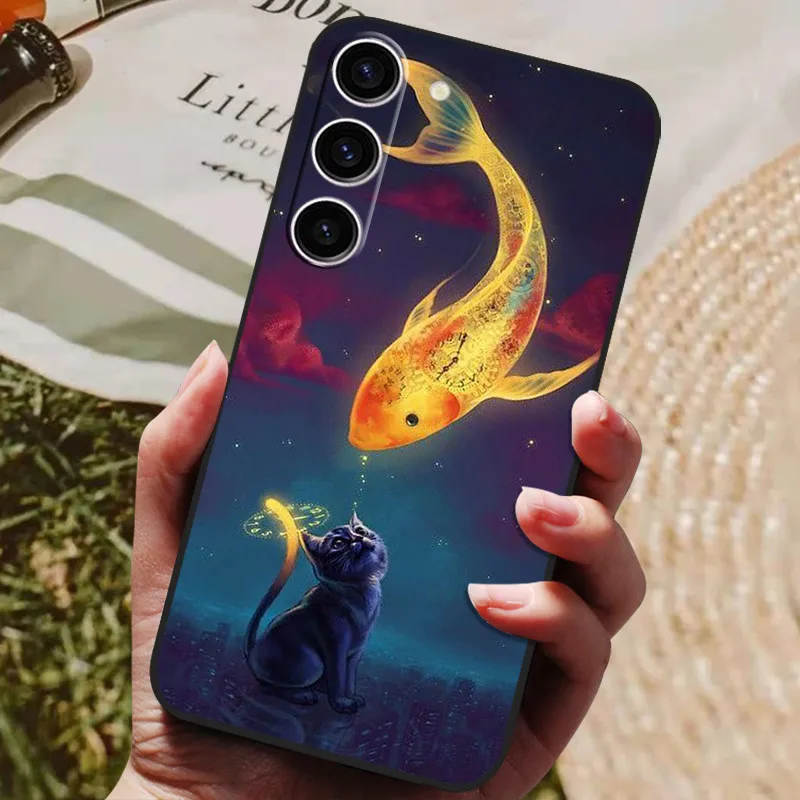 For Samsung Galaxy S23 /S23 Ultra Case Fashion Silicone TPU Soft Cover Phone Case for Samsung S23+ Plus Cover S 23 Plus Bumper