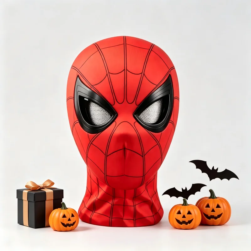 New Mask Headgear Cosplay Moving Eyes Mask 1:1 Creative Cosplay Head Cover Real Person Wear Halloween Party Costume Prop Gift view 4