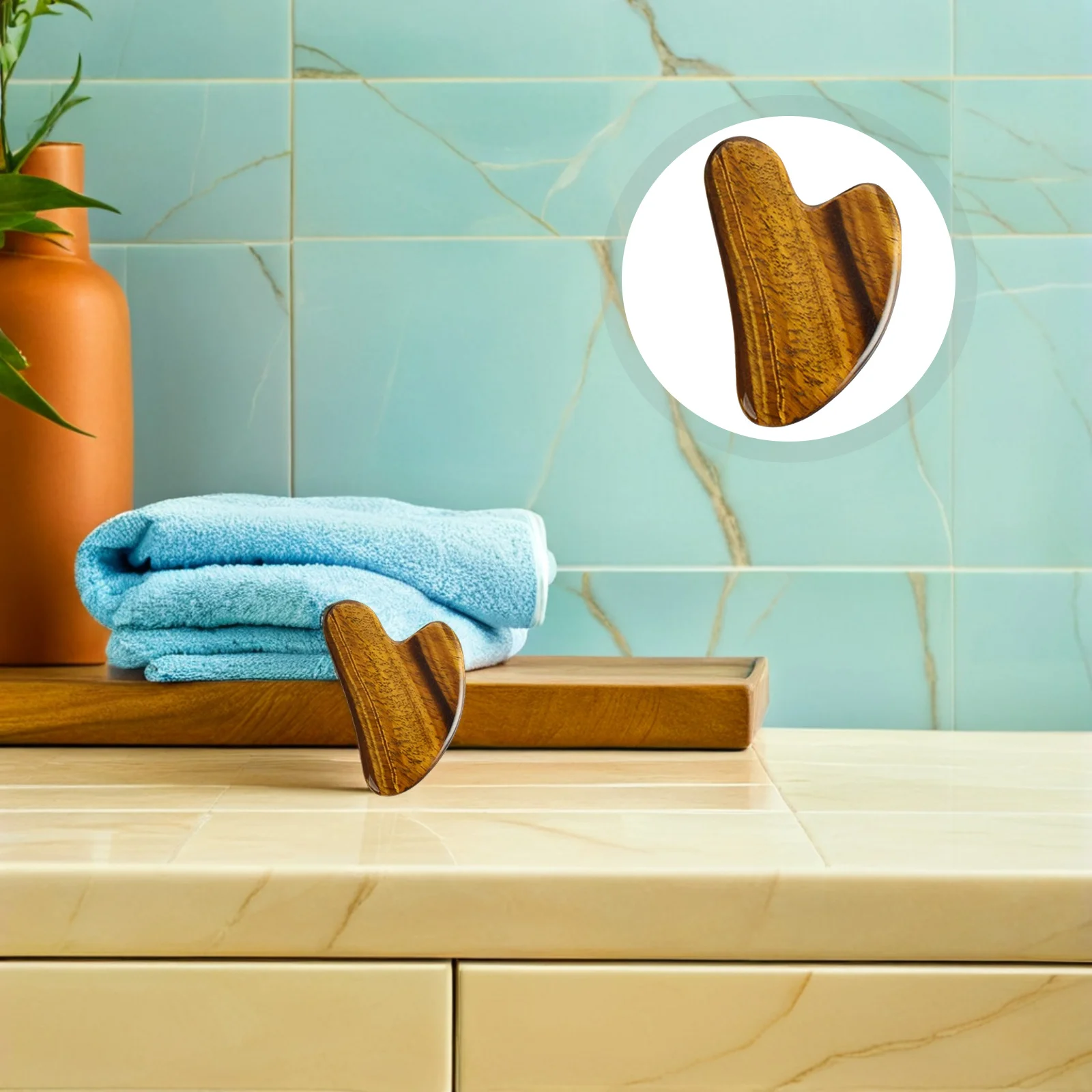 

1 шт., скребковая доска «Тигровый глаз», дельфин, массажный инструмент Гуа Ша, светло-коричневый, улучшающий поток крови, против морщин