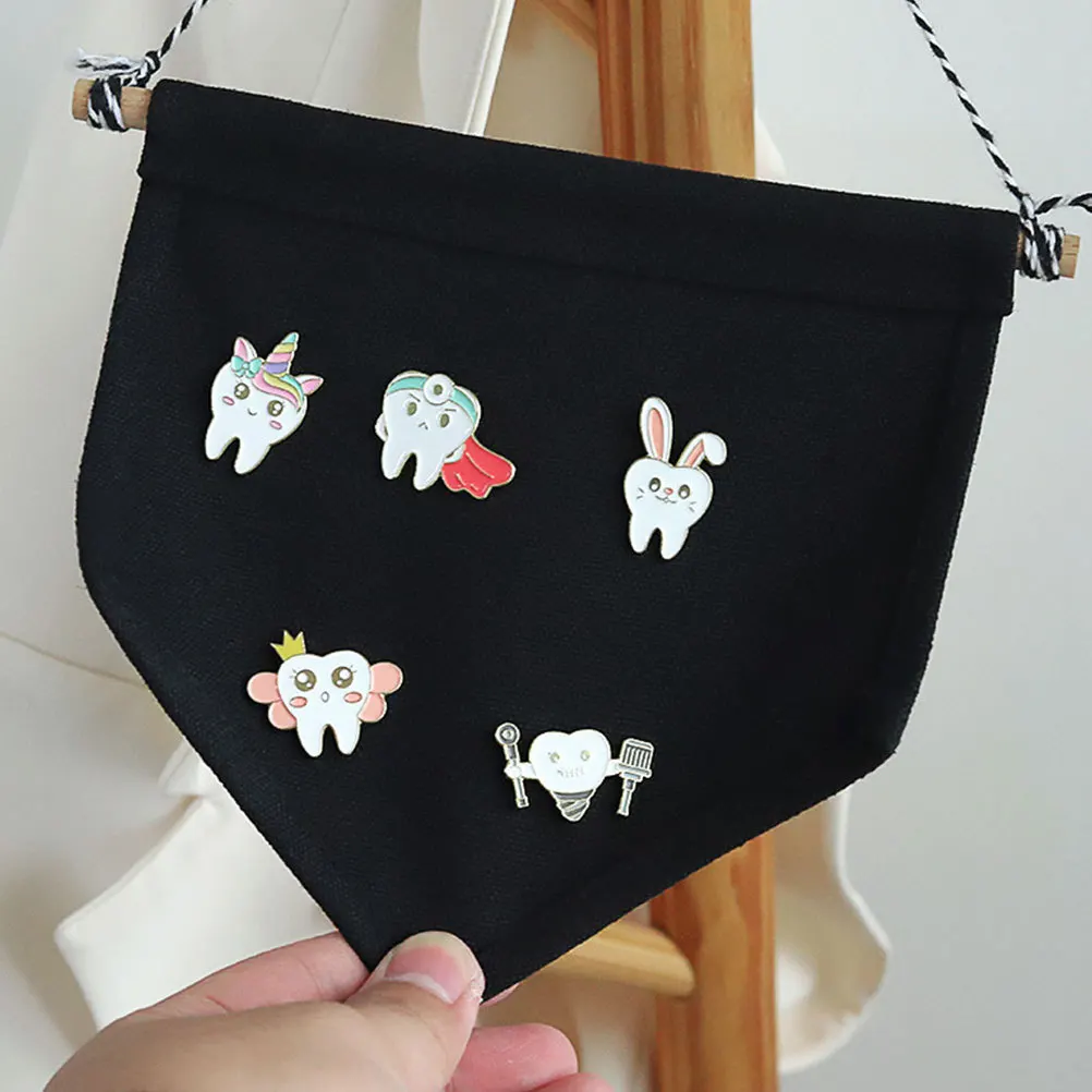 

10Pcs Cartoon Tooth Brooch Pin Cute Teeth Lapel Pin Brooches for Women Clothes Backpacks Metal Badge Brooches for Women