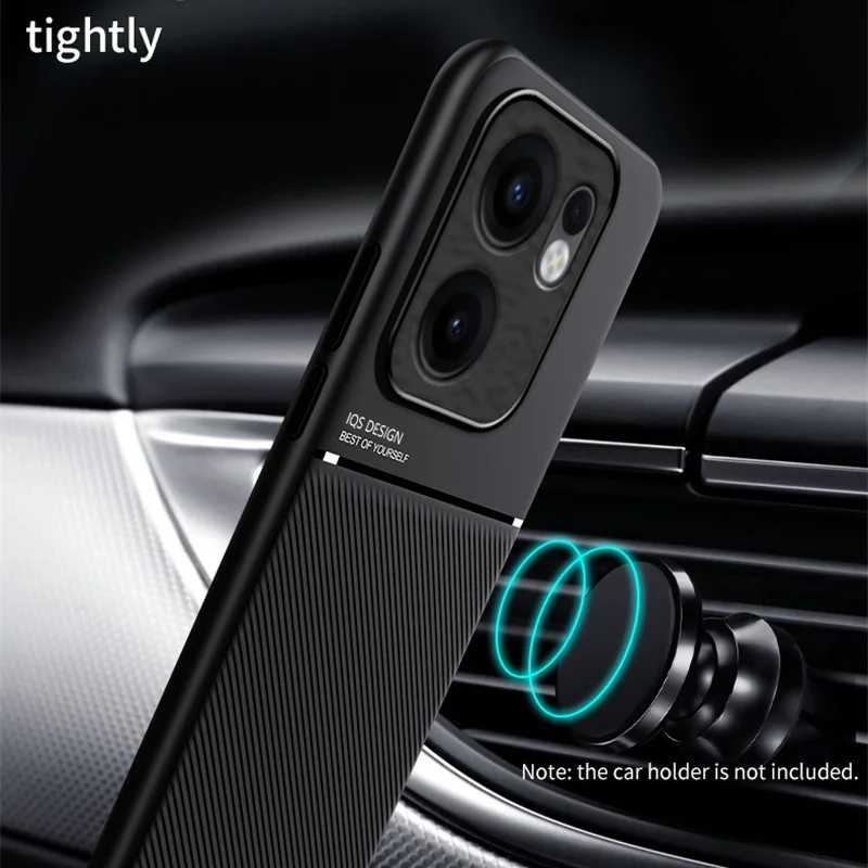 For Reno 13F 5G Case Luxury Soft Leather Phone Cases for Oppo Reno 13 F Reno13 F Reno13F 5G CPH2699 Car Magnetic Holder Cover