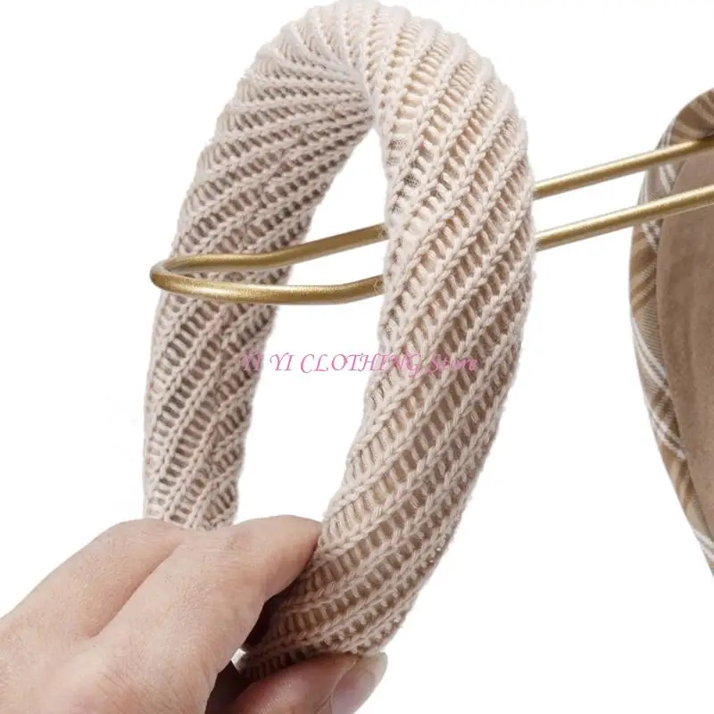 N5KF Space Saving Hair Tie Scrunchies Holder Wooden Base Organiser Bathroom Essential