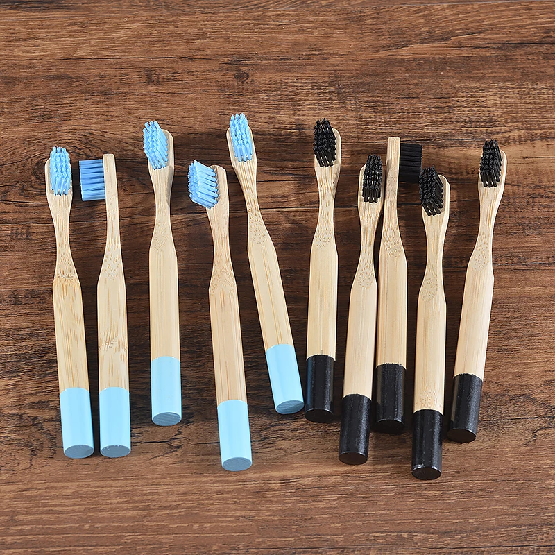 10Pcs Children bamboo toothbrushes and toothbrushes Eco Biodegradable Multicolor Toothbrush Oral Care Toothbrush kids Toothbrush