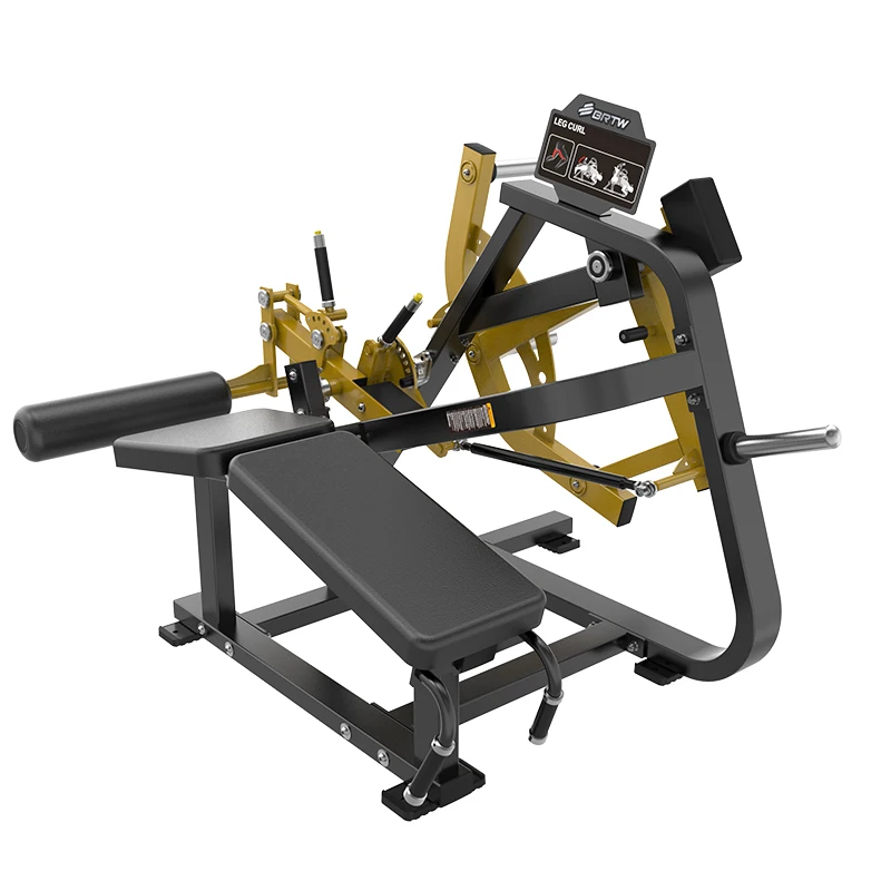 Seated Prone Leg Curl Trainer Fitness Heavy Duty Steel Construction Leg Strength Training Machine Gym Fitness Equipment