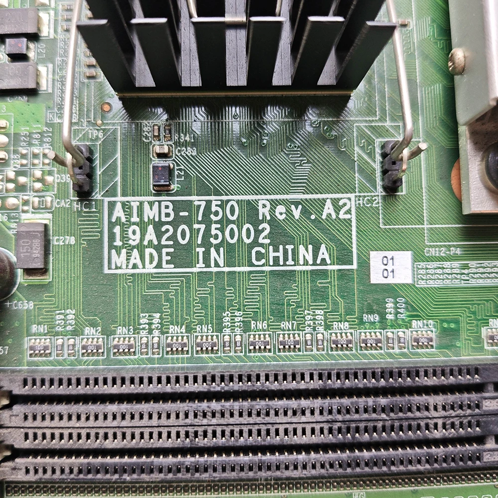 For Advantech AIMB-750 REV.A2 Industrial Control Motherboard AIMB750G28001E-T