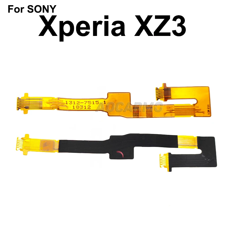 Aocarmo Przewód Flex z Czytnikiem Linii Papilarnych do Sony Xperia XZ3 H9493 6.0" — zdjęcie 6