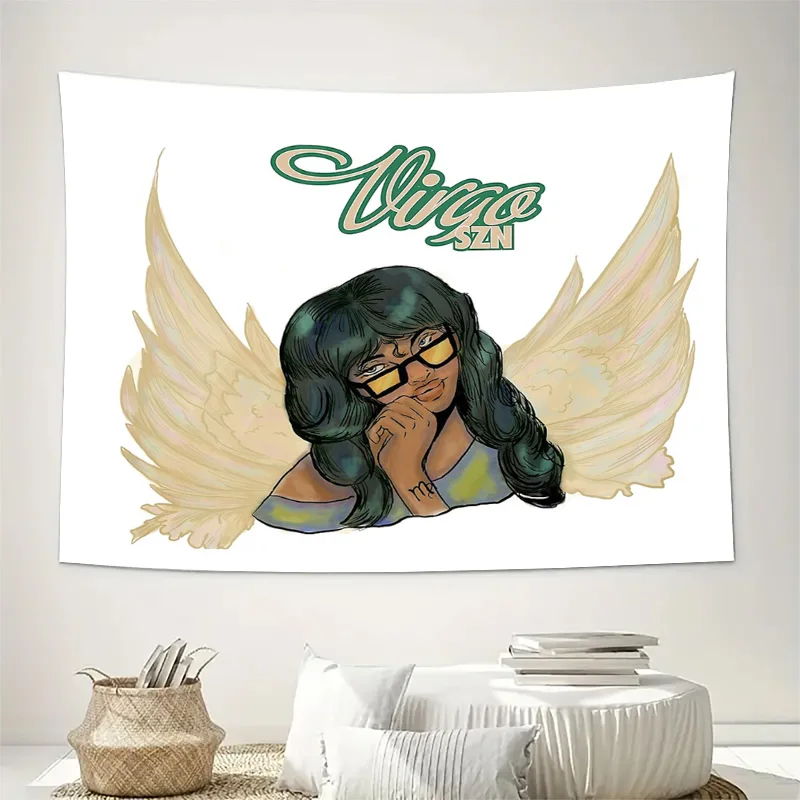 Wall Tapestry Aesthetic Room Decor Anime Girl Manga Art Home Decor Japanese Style Bedroom Hanging Sheet Tapestry Gift