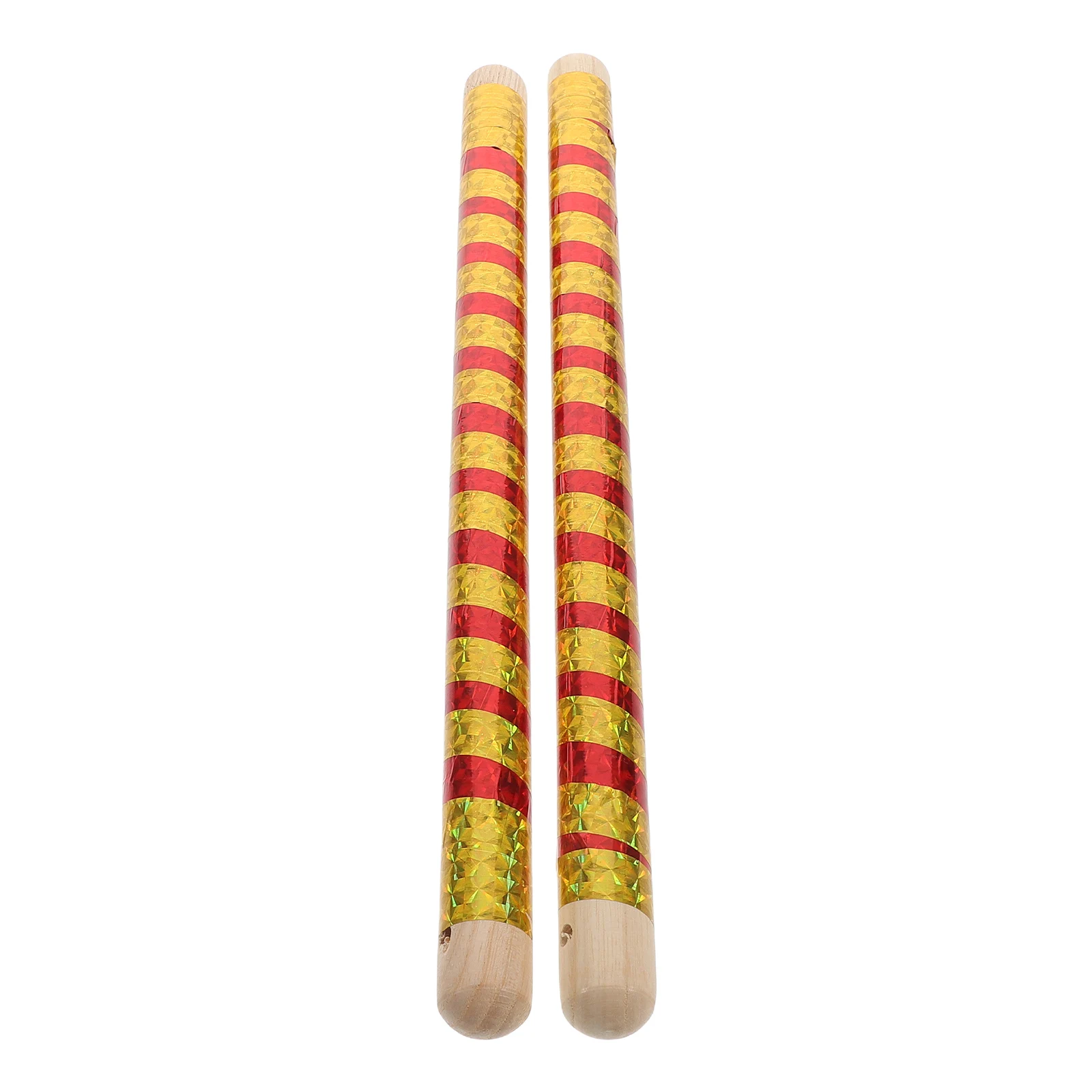 

2 Pcs Locust Wood Drum Stick Dandiya Sticks for Garba Chicken Drumsticks Kids Hammer