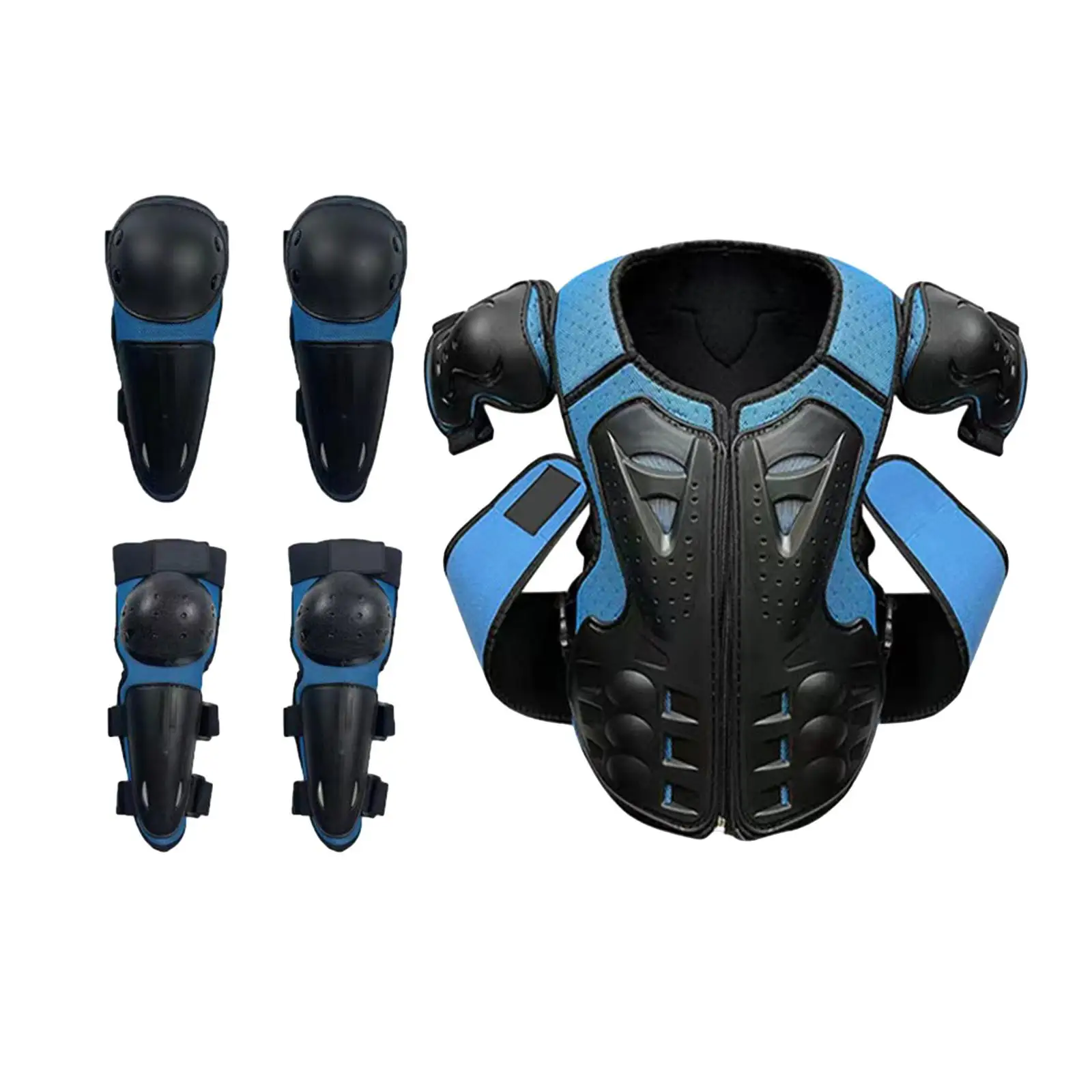 Kids Motorcycle Armor Suit Breathable Mesh Jacket Protective Gear for Mountain Biking and Cycling