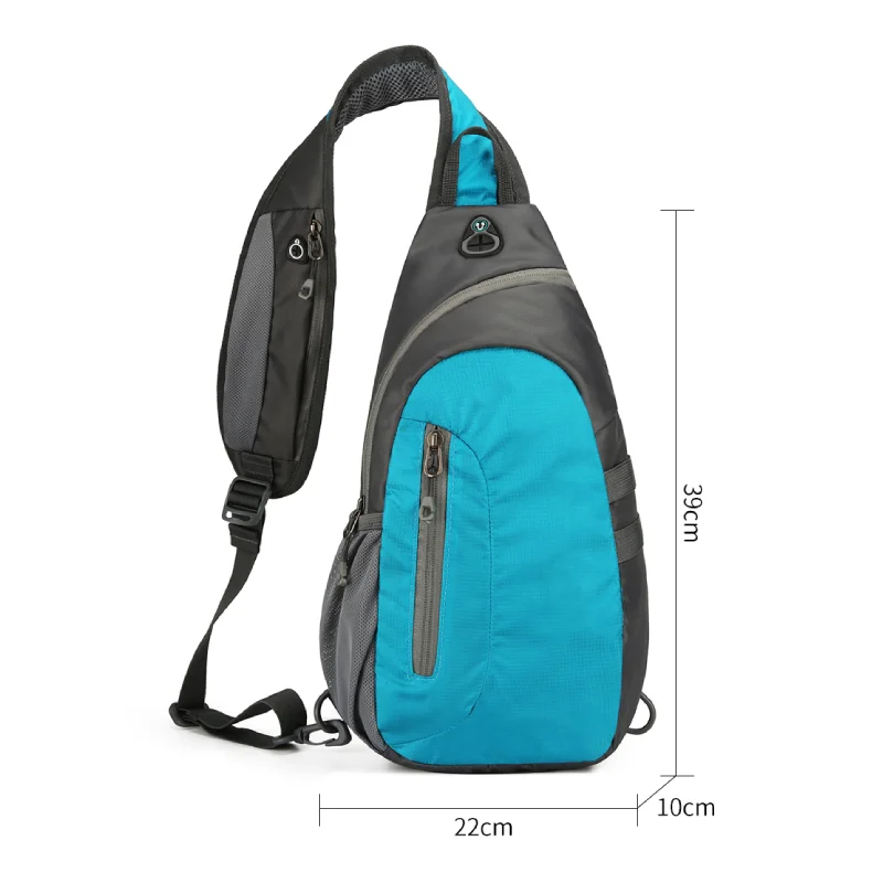 حقيبة صدر رياضية كاجوال عصرية، أحزمة كتف قابلة للتعديل، مقصورات متعددة، مناسبة للسفر وتسلق الجبال والمشي لمسافات طويلة #2
