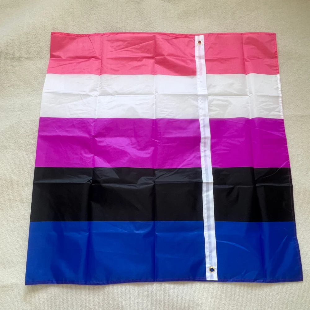 LGBT 90x150cm GenderQueer Genderfluid Gender Fluid Pride flag Polyester banner decoration