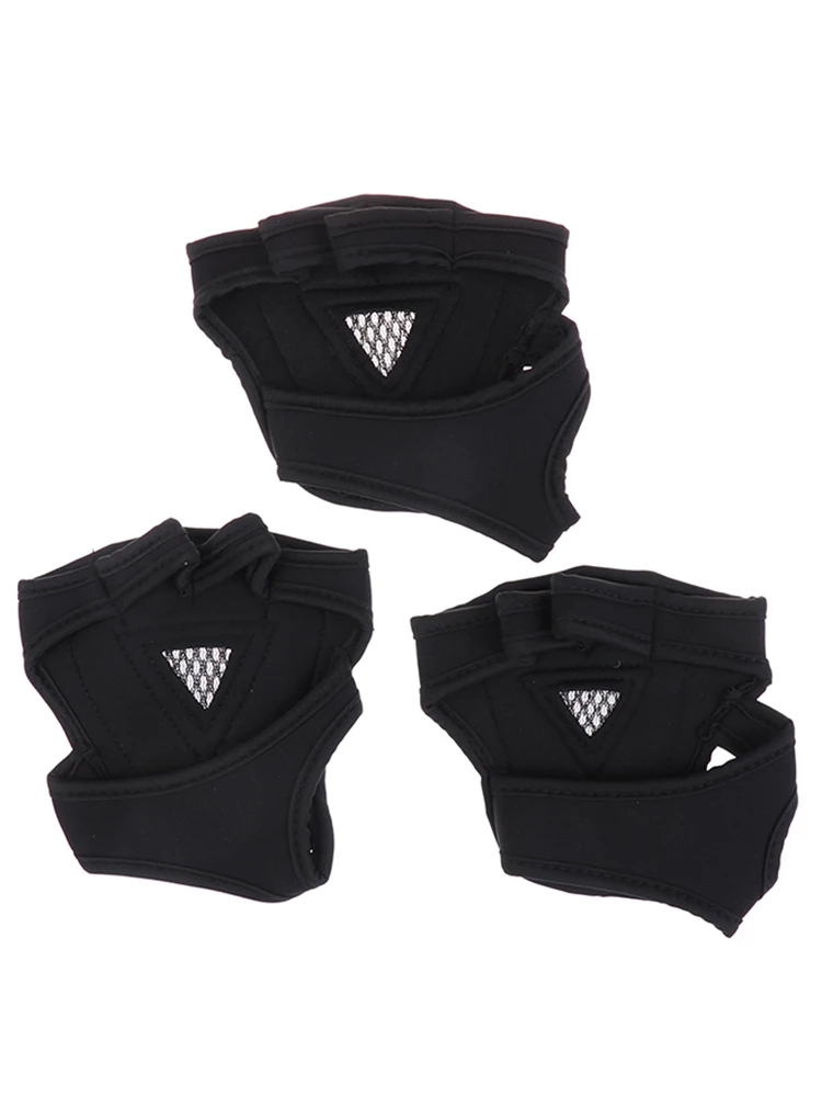 AliExpress HUA 1Pair Hand Wrist Palm Protector Gloves Gym Fitness Heavy Glove Gloves Half Non-Slip Wrist Finger Weightlifting Sport Support