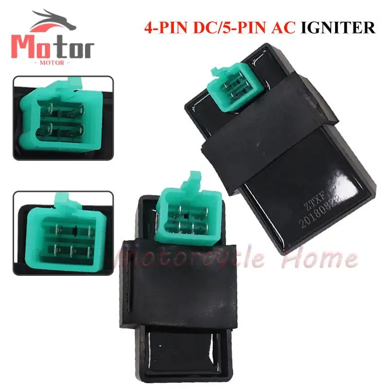 4Pin DC/5Pin AC CDI Ignition Box for Monkey Bike 90cc 100cc 110cc Pit Dirt ATV Quad Buggy Scooter Motorcycle Motorbike Motocross