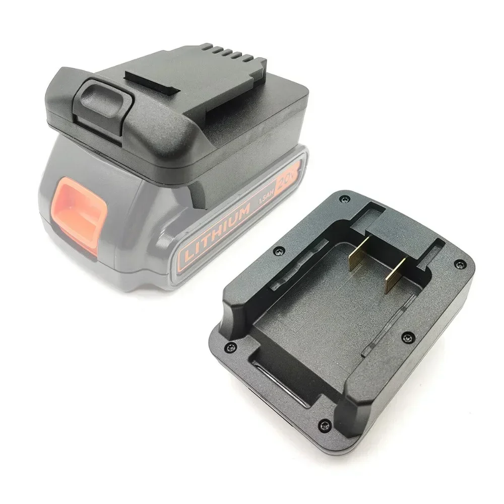 Imagem -02 - Bateria Conversor Adaptador para Black & Decker Porter Cabo 18v 20v Bateria de Lítio Converter para Dewalt Ferramenta Elétrica Broca