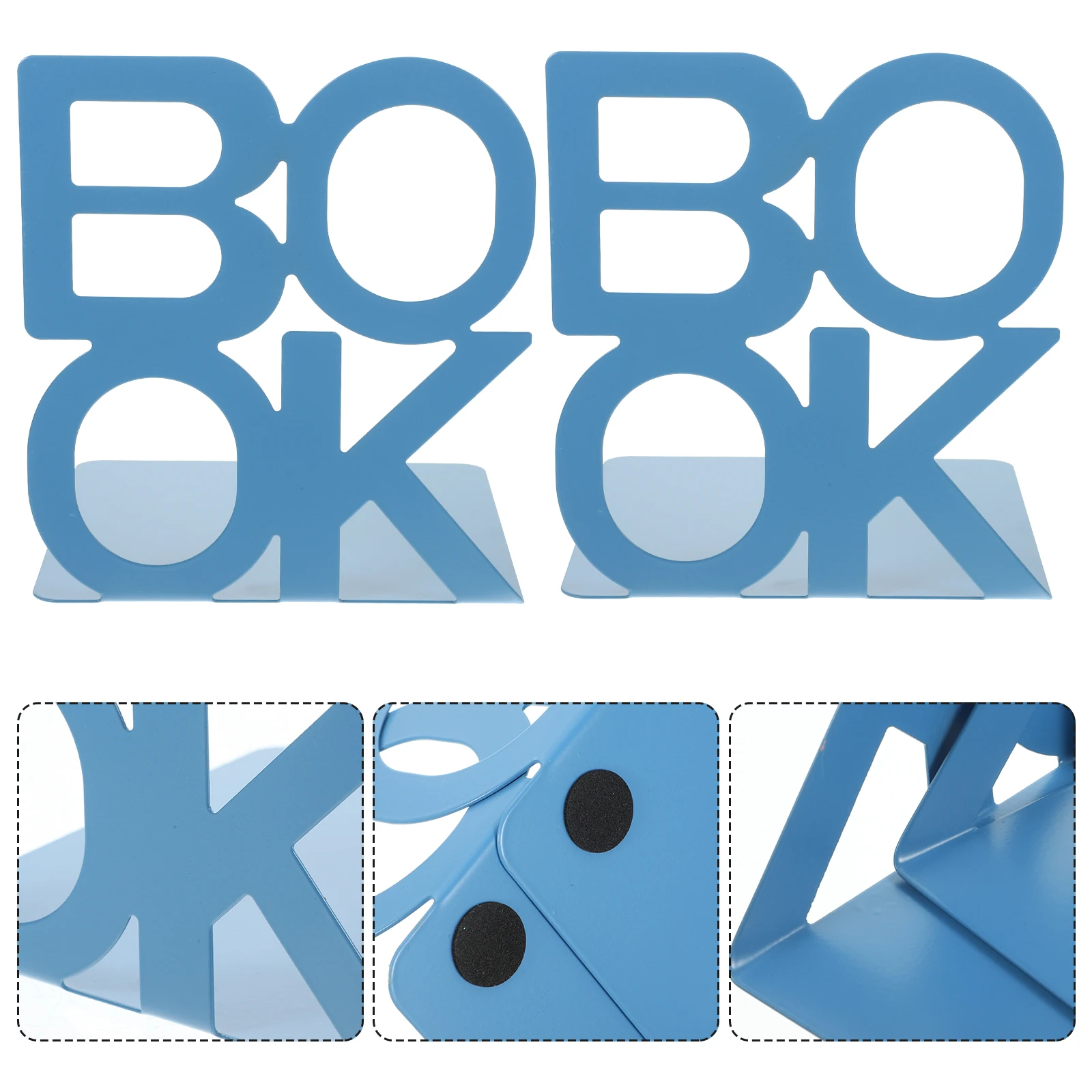 

2 Pcs Home Decor Books Decorative Multifunctional Organizer Holders Bookend for Shelf