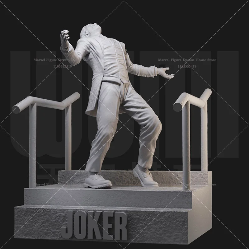 1/24 1/18 Scale DC Batman Enemy Joker Crazy Violent Comedian Staircase Dancing Scene DIY Self-assembled Resin Un-panited Model