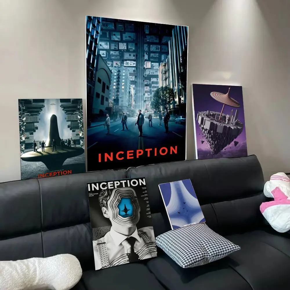 Science Fiction Movie I-Inception Poster Modern  Wall Art Aesthetic Minimalist Bedroom Decor Cafe Home Gift