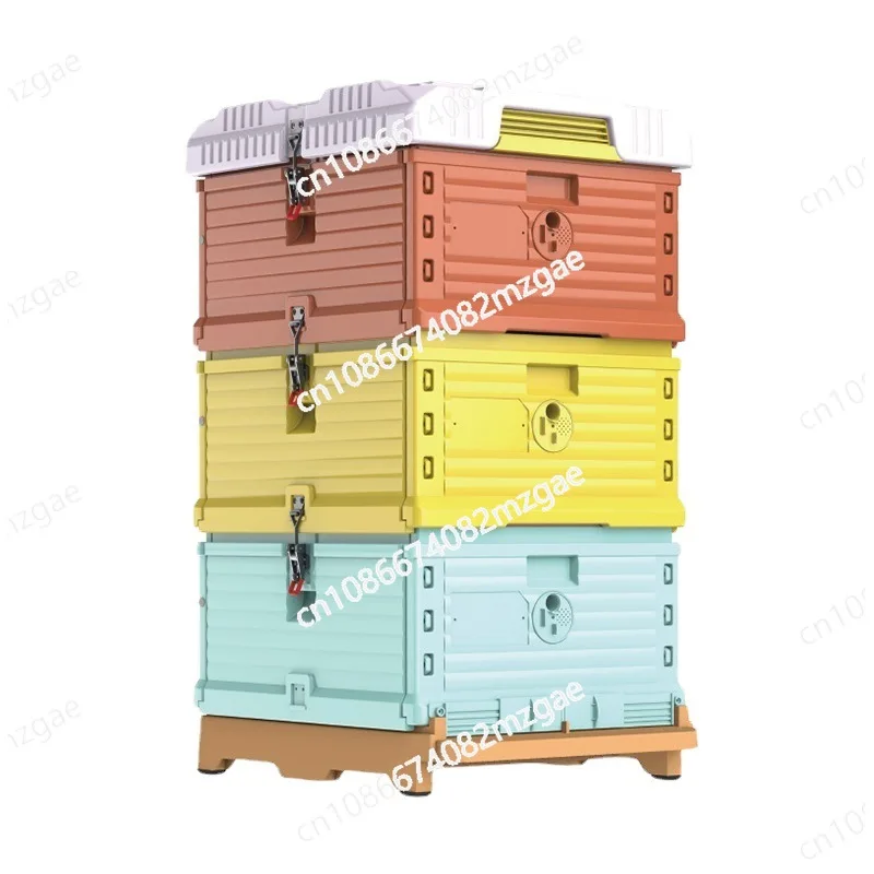 Safe and odorless thermal insulation plastic beehive new color plastic thermal insulation bee box