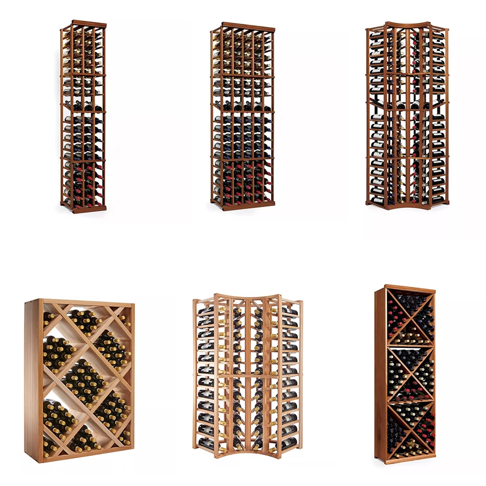 Standing Cellar Rack Storage Rack Installation Wine Rack Kit Column with Display