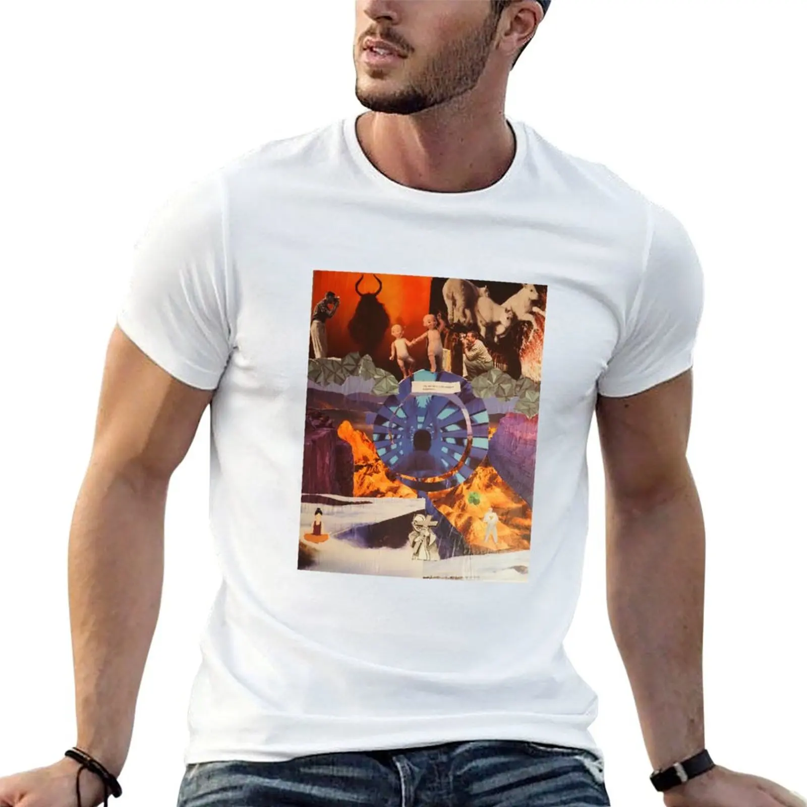 

Rebirth- Collage T-Shirt cotton man t-shirts new edition funny shirt cotton t shirt men 100℅ cotton