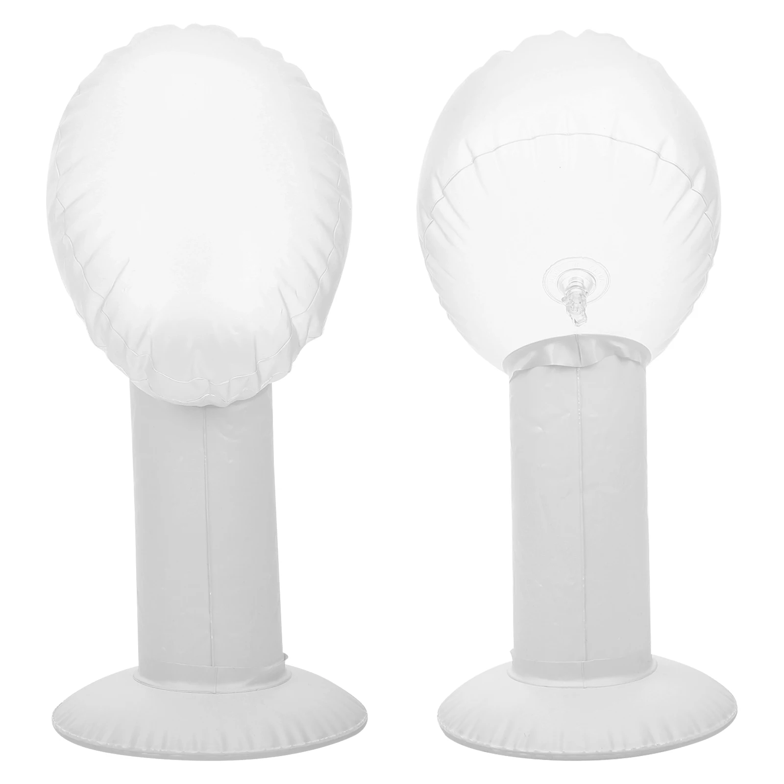 

PVC Head Mold Display Stand Transparent Mannequin Hat Drying Model Storage Rack Holder Hat Stand Wigs Decor