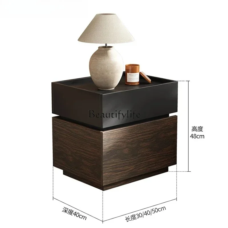 

56 minimalist bedside table simple modern medieval style solid wood bedroom bedside table