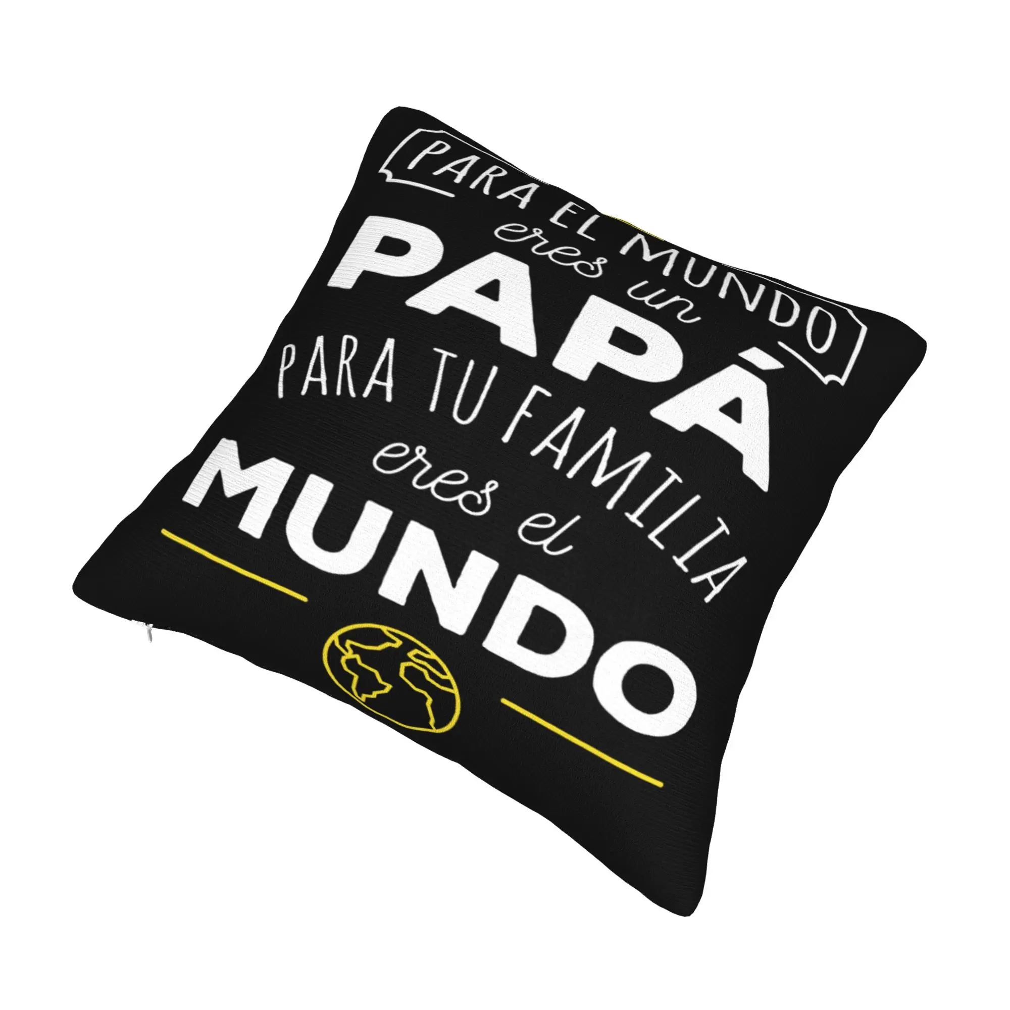 Decorative Pillowcase Funny Father's Day Dad Gifts Merchandise Seater  Throw Pillow Case Cover Zipper Multi-Size