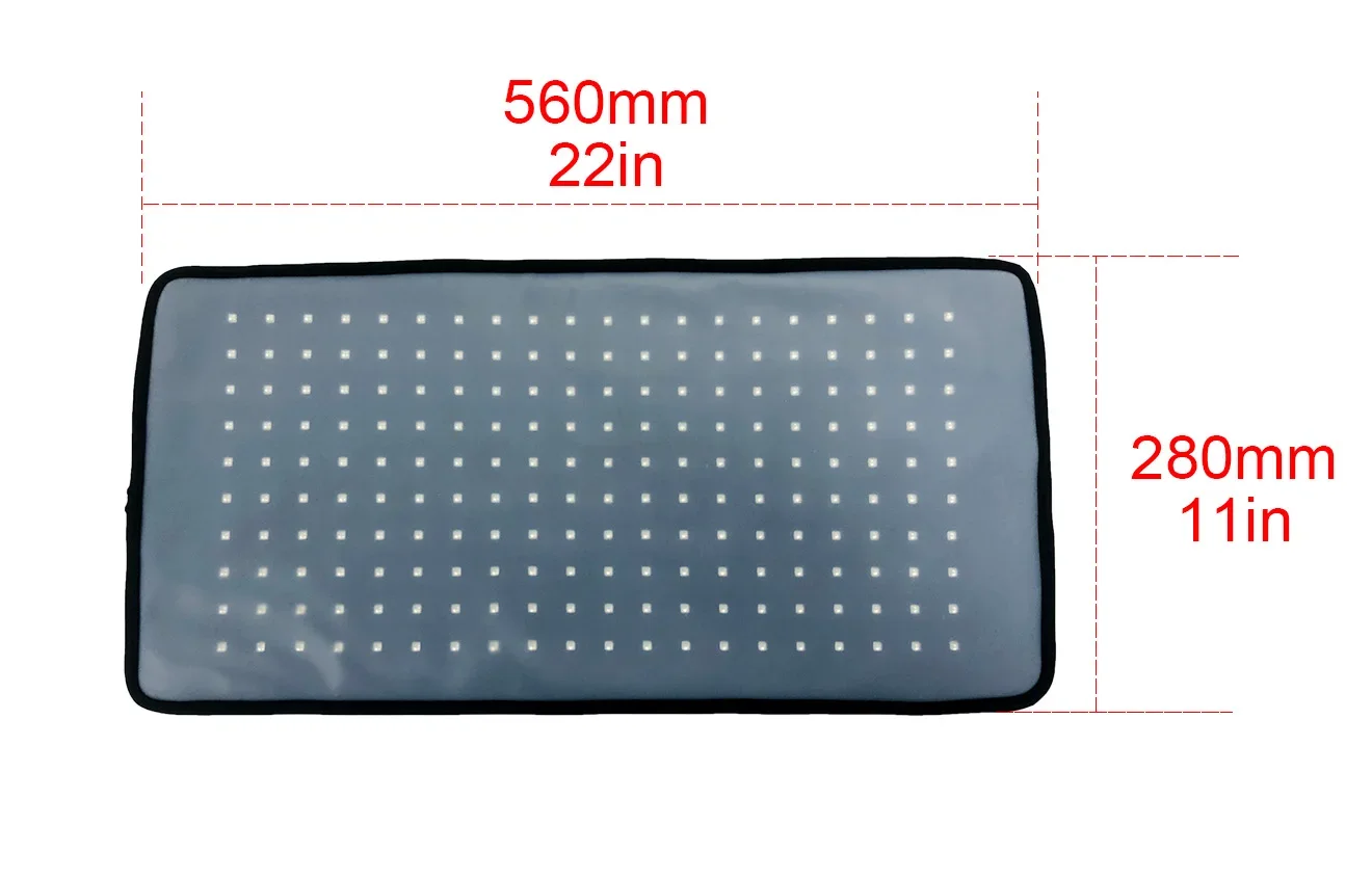 Newly Design Skin Beauty Weight Loss Red Light Photodynamic Pad PDT LED Light Therapy