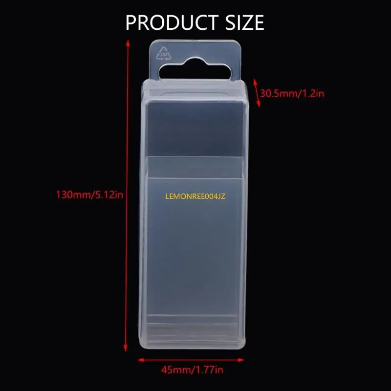 E7CD Clear Plastic Telescopic Organisatoren Box für Bohrerbits Haus- oder Workshop -Gebrauch