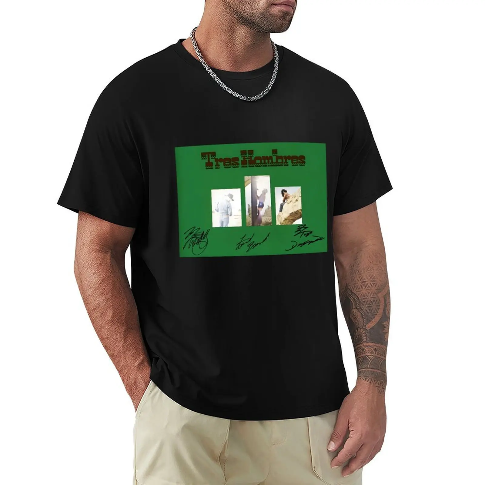 Tres Hombres album image T-Shirt Classic Crew Neck Cotton T-Shirt
