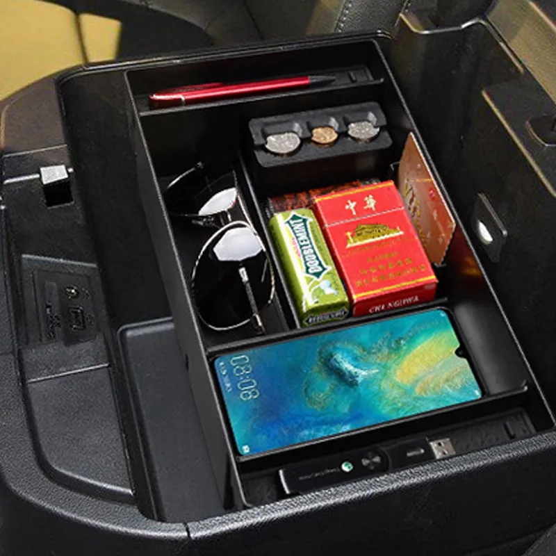 For19-22 Sierra GMC SIERRA storage box Silverado armrest box modified storage box