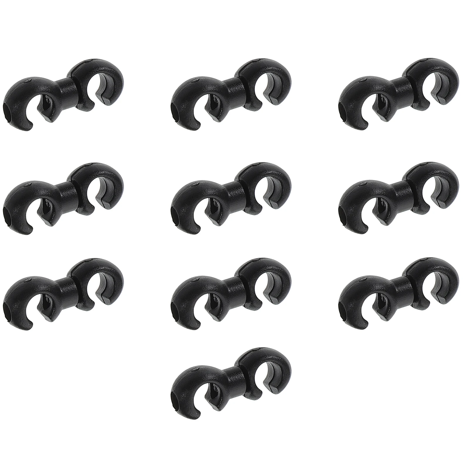 

10pcs Bicycle Cable Clips S-Hook Bike Brake Line Buckle Cable Holder Fixing Clamp Wire Management For Road Mountain Bikes