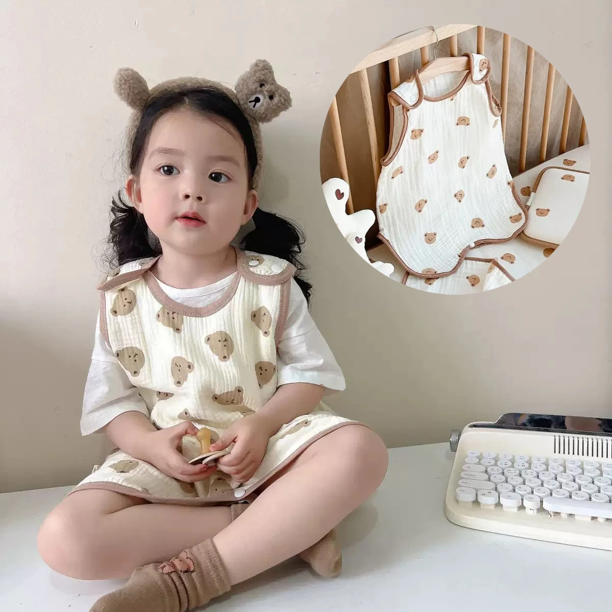 

Спальный мешок для новорожденных, детский марлевый спальный мешок, детское тонкое одеяло с защитой от ударов, универсальные детские пижамы, предотвращающие грязные удары